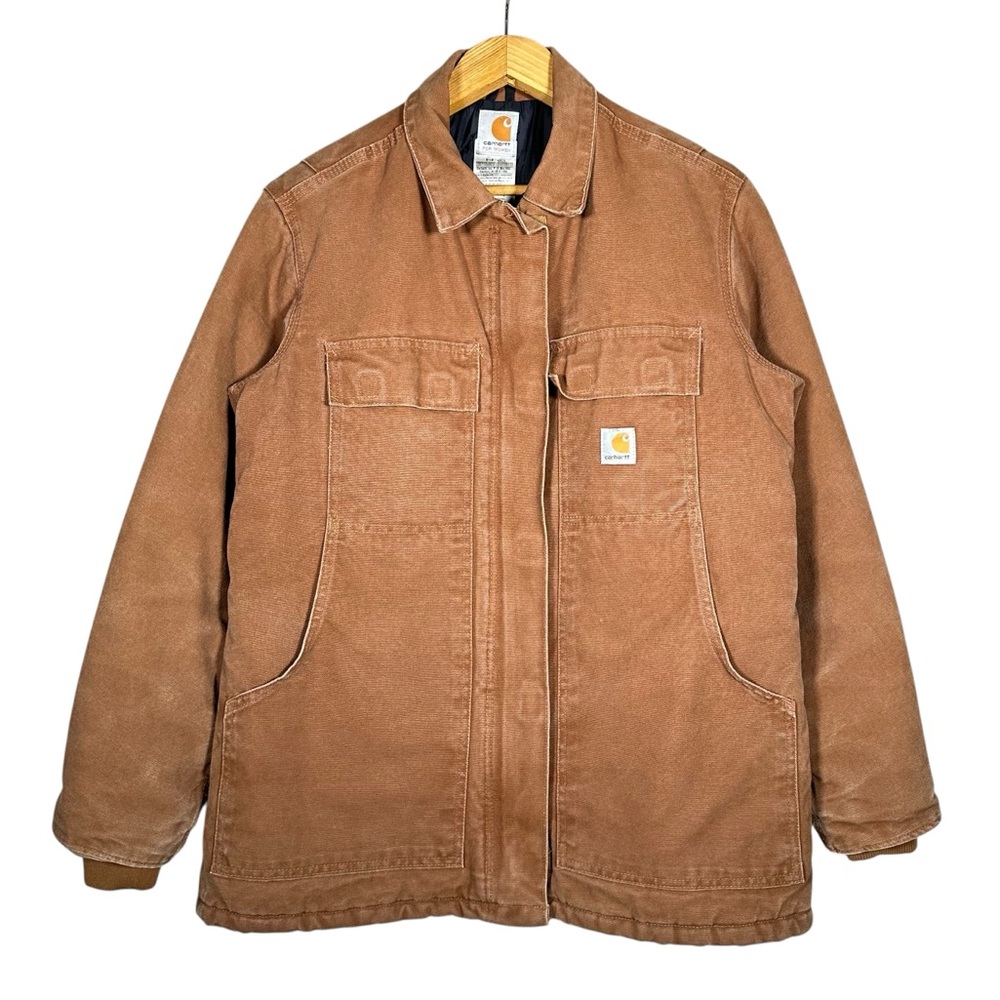 CARHARTT Vintage Canvas Barn Coat Utility Jacket in Carhartt tan